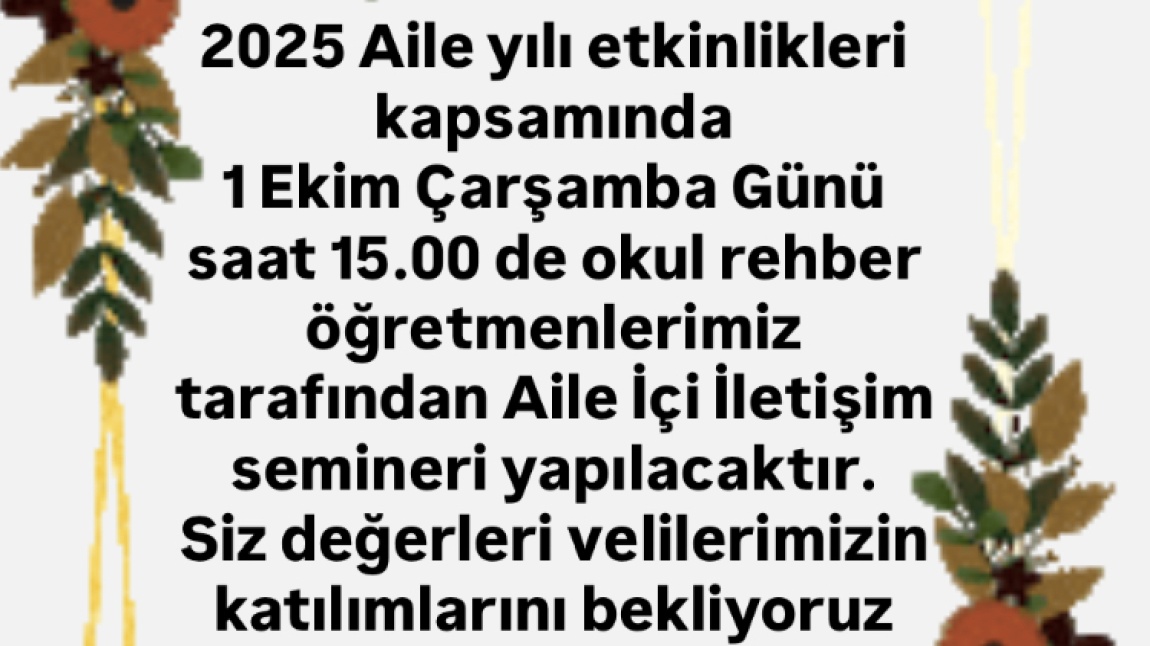 Davetlisiniz